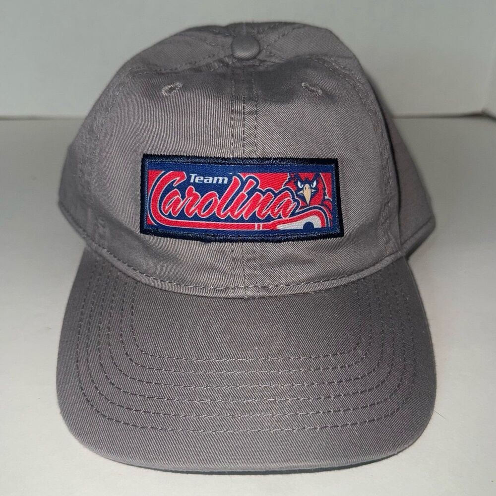 Puerto Rico Team Carolina Fitted Hat Size L Large Grey Blue Red